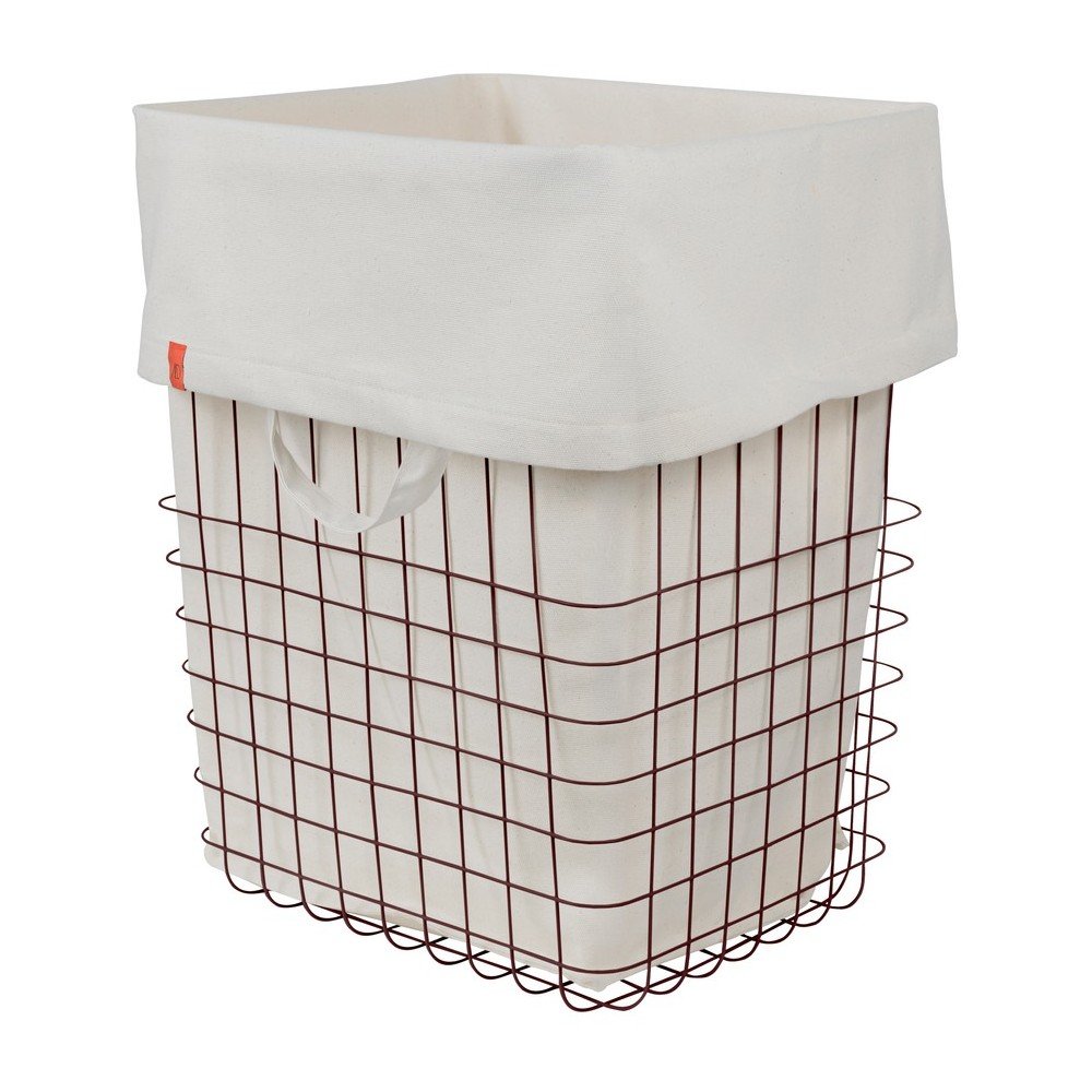 Bordowy metalowy kosz na pranie 64 l Store-It – Mette Ditmer Denmark