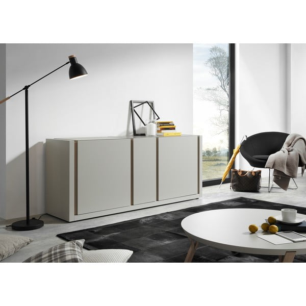 Biały stolik Kave Home Solid, ø 90 cm-image-4