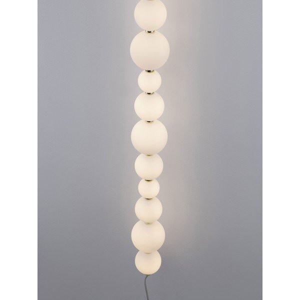 Biały/w kolorze złota metalowy kinkiet LED ze ściemniaczem Perla – Nova Luce-image-3