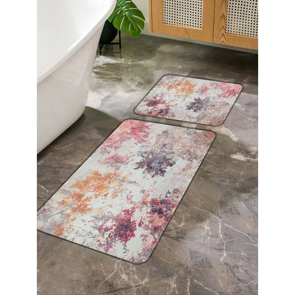 Różowo-fioletowe dywaniki łazienkowe zestaw 2 szt. 60x100 cm – Mila Home-image-2