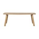 Stół z litego drewna dębowego 100x180 cm Tablo – WOOOD