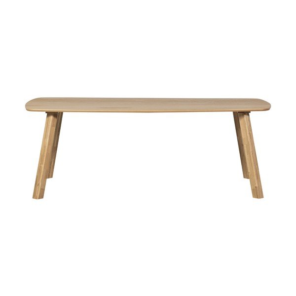 Stół z litego drewna dębowego 100x180 cm Tablo – WOOOD