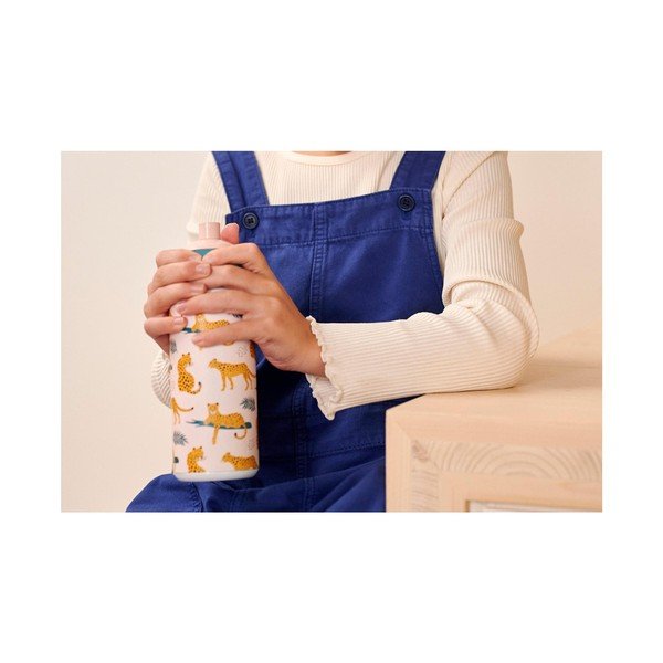 Jasnoróżowa plastikowa butelka dla dzieci 400 ml Fairy Garden – Mepal-image-4