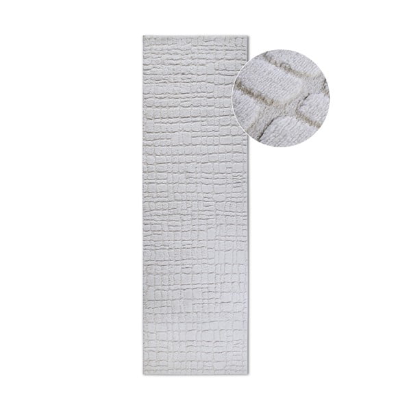 Kremowy chodnik 80x240 cm Artistique Cream White – Elle Decoration