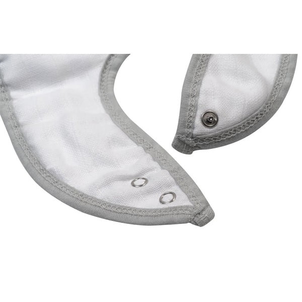 Szary muślinowy śliniak Kindsgut Dots-image-3