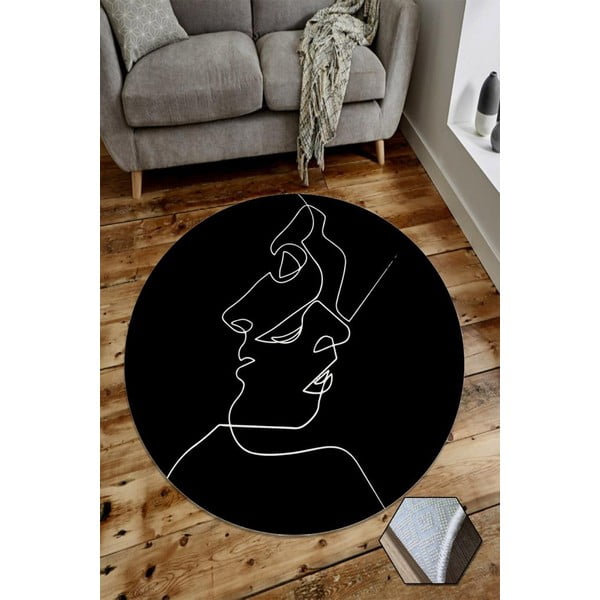 Dywan Rizzoli Faces, ⌀ 100 cm-image-1