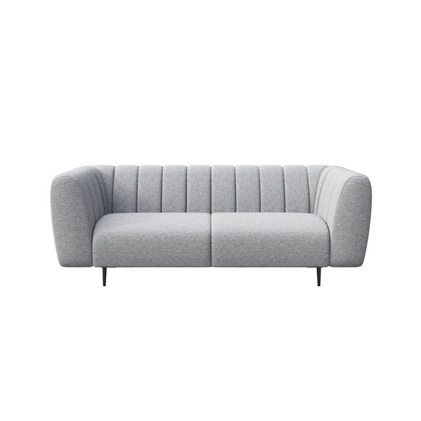 Jasnoszara sofa 210 cm Shel – Ghado