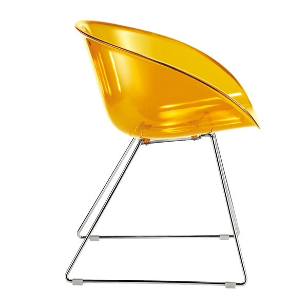 Żółte krzesło Gliss Pedrali 921