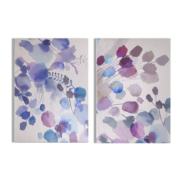 Komplet 2 obrazów Graham & Brown Expressive Blooms, 50x70 cm