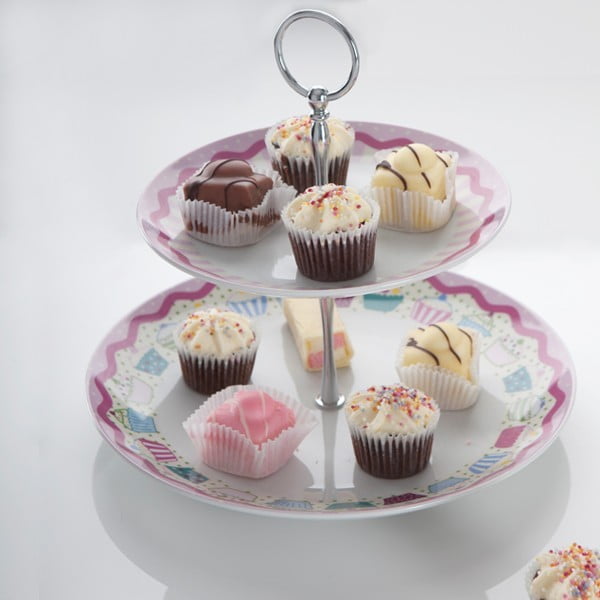 Dwupoziomowa patera Cup Cake Sweet-image-1