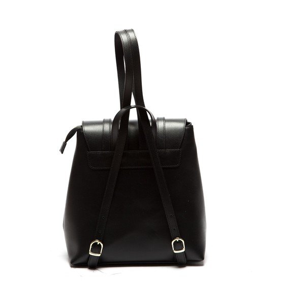 Czarny skórzany plecak Sofia Cardoni Noemi-image-1