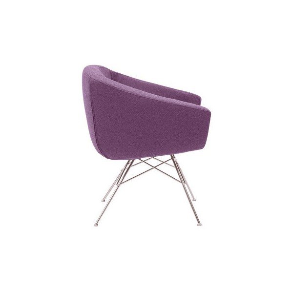 Fioletowy fotel Softline Aiko-image-3
