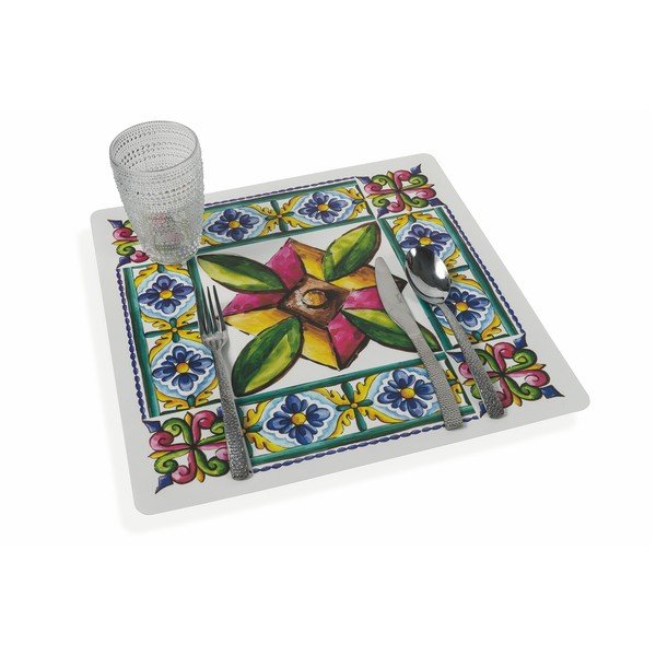 Plastikowe maty stołowe zestaw 6 szt. 37x37 cm Costiera – Villa d'Este-image-1
