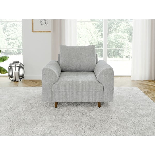 Jasnoszary fotel Ariella – Ropez-image-3