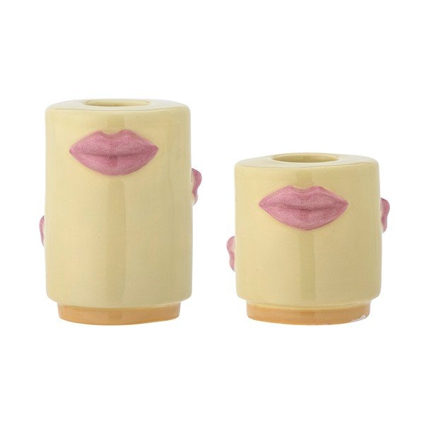 Kamionkowe świeczniki zestaw 2 szt. Sassy – Bloomingville-image-4