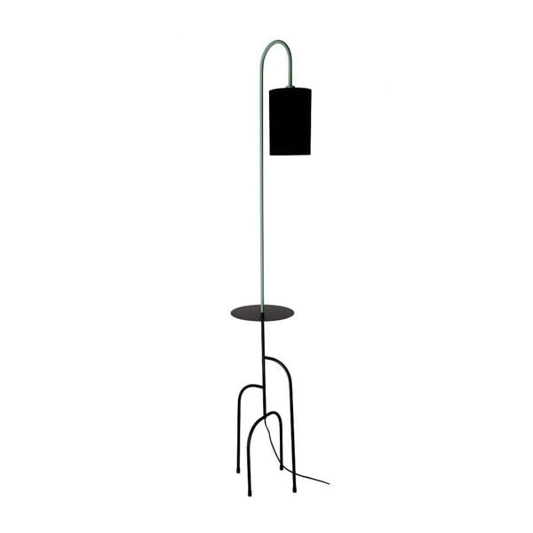 Zielono-czarna lampa stojąca (wysokość 175 cm) Ravello – Candellux Lighting