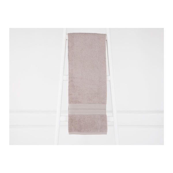Szary ręcznik bawełniany Emily Mia, 70x140 cm