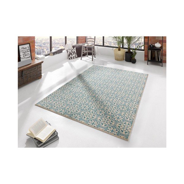 Niebieski dywan Hanse Home Gloria Pattern, 80x150 cm-image-1