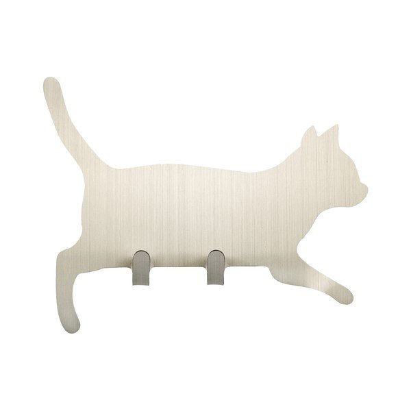 Samoprzylepne haczyki ze stali nierdzewnej zestaw 2 szt. Cat – Maximex