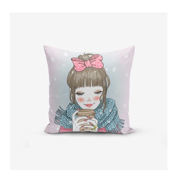 Poszewka na poduszkę z domieszką bawełny Minimalist Cushion Covers Girlissimo, 45x45 cm
