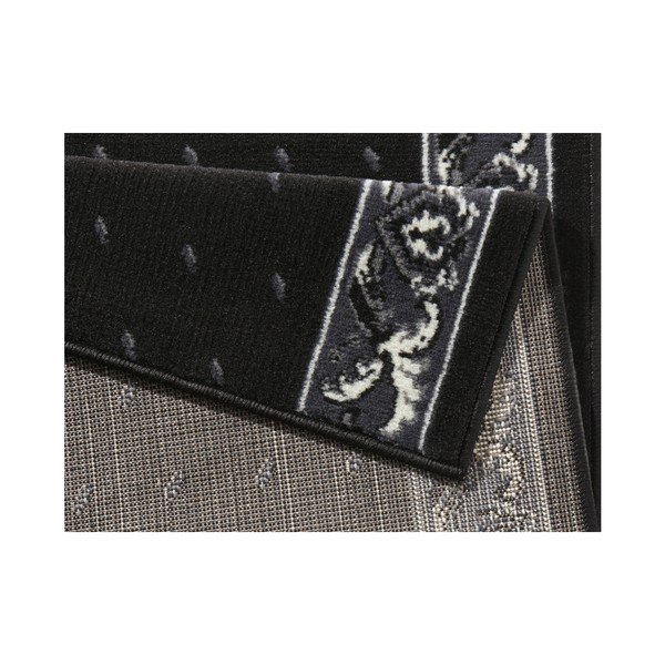 Czarny chodnik z białymi elementami Hanse Home Ornament, 80x350 cm-image-2