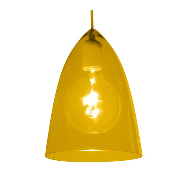 Żółta lampa wisząca SULION Glassy-image-3