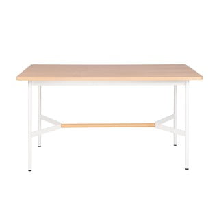 Biały stół sømcasa Asis, 100x80 cm