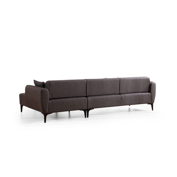 Ciemnoszara sofa narożna Belissimo, narożnik prawy – Balcab Home-image-3