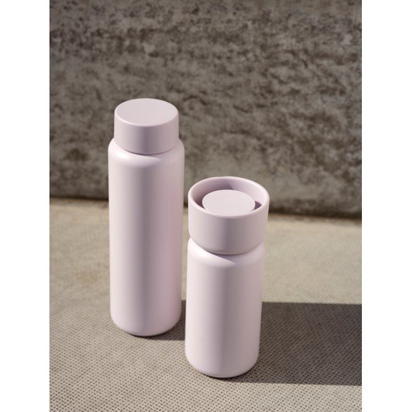 Jasnoróżowy kubek termiczny ze stali nierdzewnej 650 ml Singles – Zone-image-1