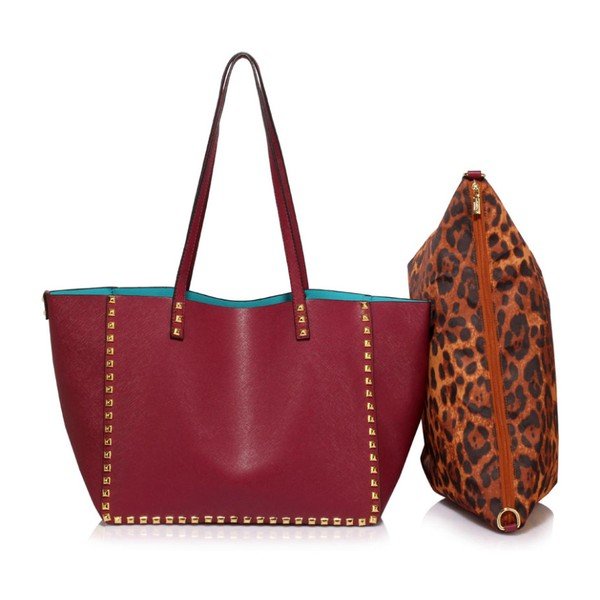 Torebka L&S Sandy Burgundy-image-1