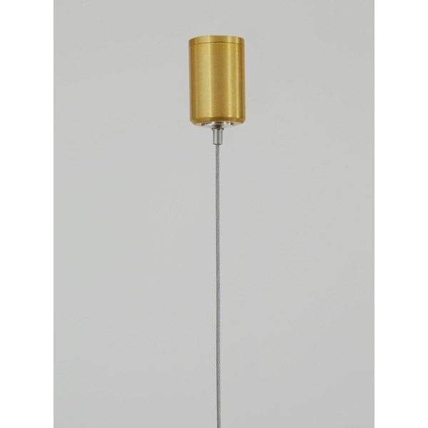 Aluminiowa lampa wisząca LED w kolorze mosiądzu Elettra – Nova Luce-image-4