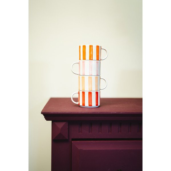 Białe kubki zestaw 4 szt. na espresso ceramiczne 180 ml Franca – Leopold Vienna-image-3