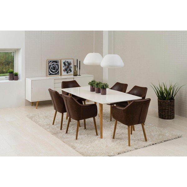 Brązowy fotel Actona Nora-image-1