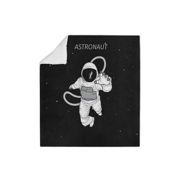 Czarno-biały koc dziecięcy 120x180 cm – Oyo home