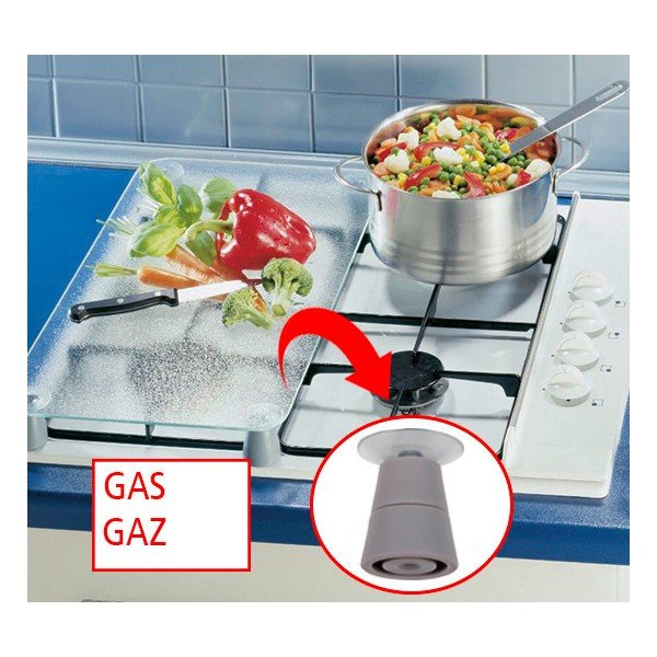 Szklana osłona na kuchenkę Wenko Universal 3w1, 56x50 cm-image-2