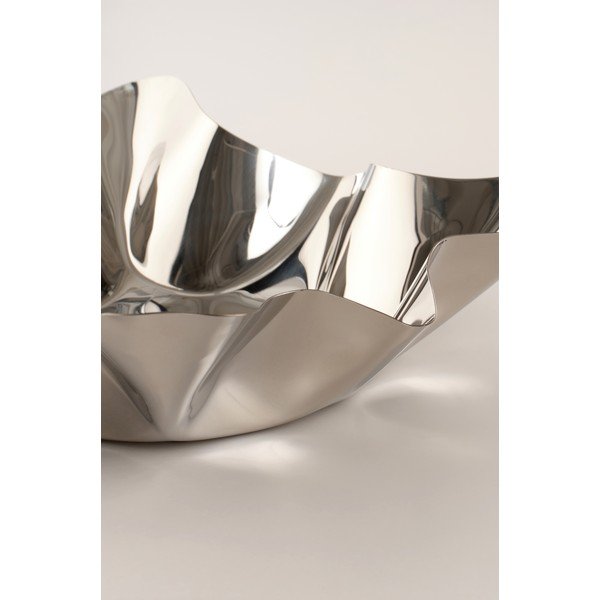 Metalowa misa w kolorze srebra Dolce – Jotex-image-2