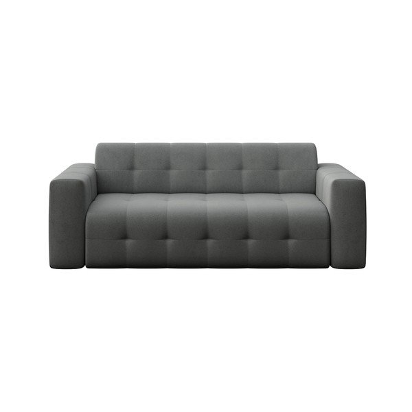 Szara aksamitna sofa 223 cm Tuil – Rodier