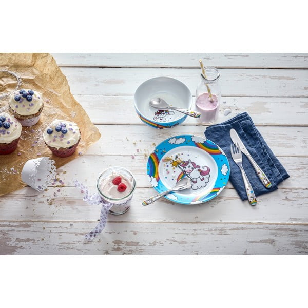 Zestaw naczyń dla dzieci i sztućców WMF Unicorn-image-1