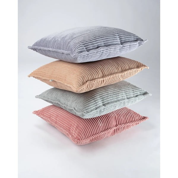 Miętowa sztruksowa poduszka na sofę dziecięcą Block – Wigiwama-image-1