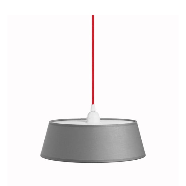 Lampa TAKO, grey/red/white