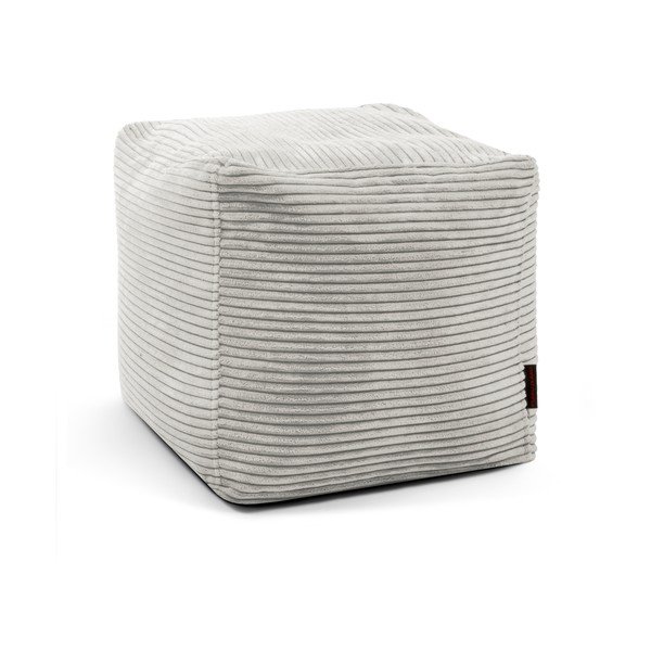 Kremowy sztruksowy worek do siedzenia Up! MooG – SLOWDOWN