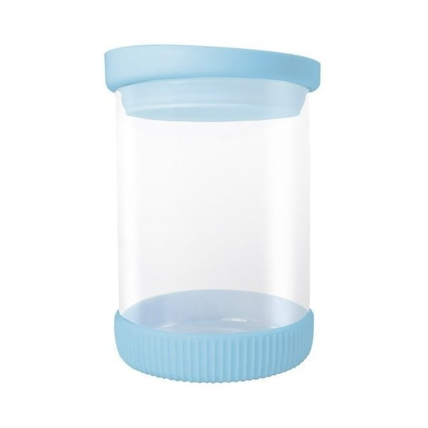 Pojemnik szklany z niebieskim wieczkiem JOCCA Container, 480 ml