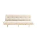 Szarobeżowa lniana sofa 200 cm Lean – Karup Design