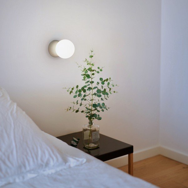 Szary kinkiet SULION Creta, wys. 10 cm-image-1