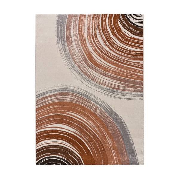Ceglasto-kremowy dywan 135x190 cm Ashley – Universal