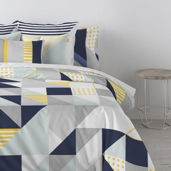 Zestaw 2 bawełnianych poszewek na poduszki Blanc Geo Dot-image-4