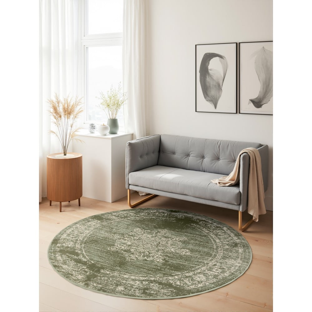 Zielony okrągły dywan ø 160 cm Gloria Lydia – Hanse Home (zdjęcie 3)