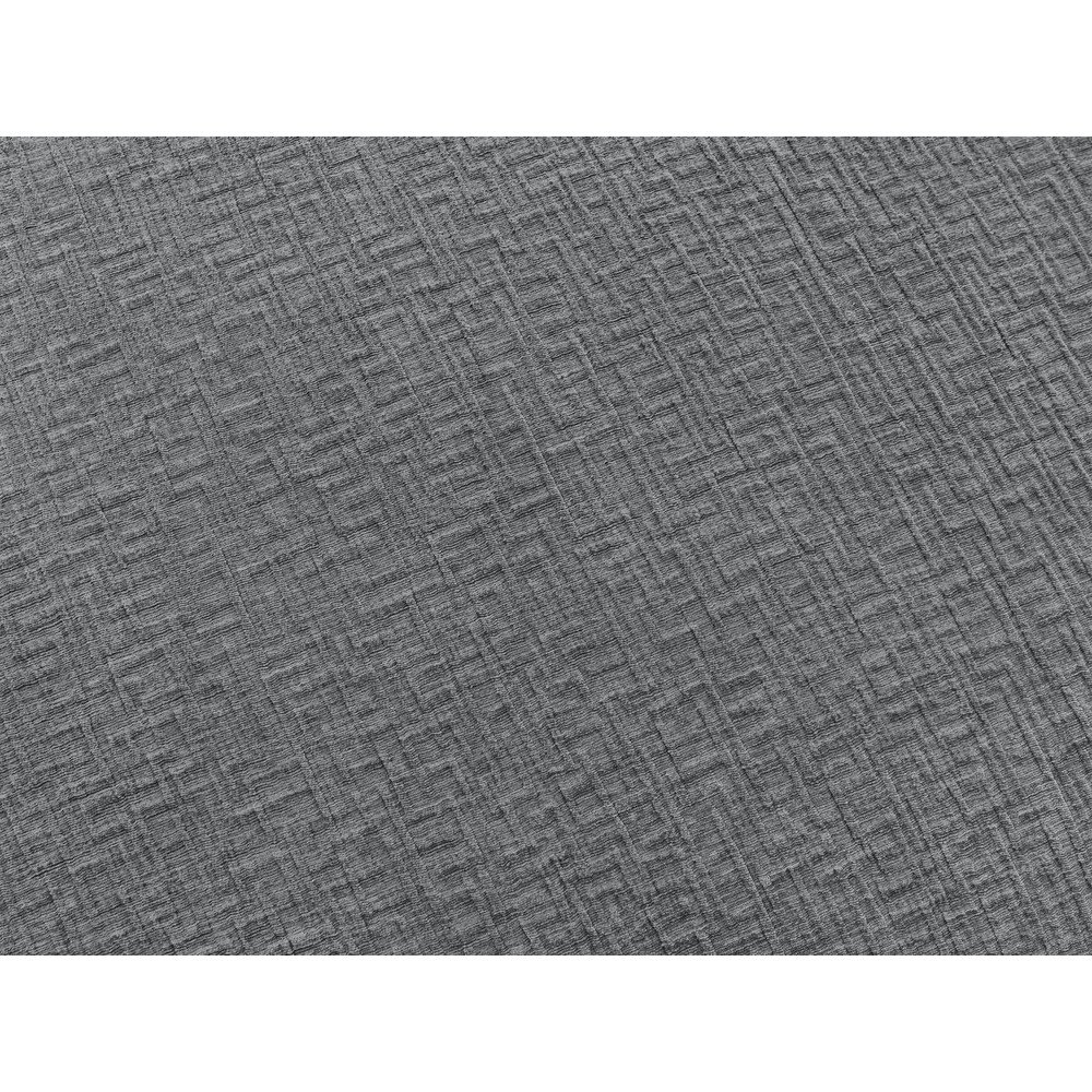 Ciemnoszara rozkładana sofa do spania z tkaniny szenilowej 220 cm Hugo – Bobochic Paris (zdjęcie 9)