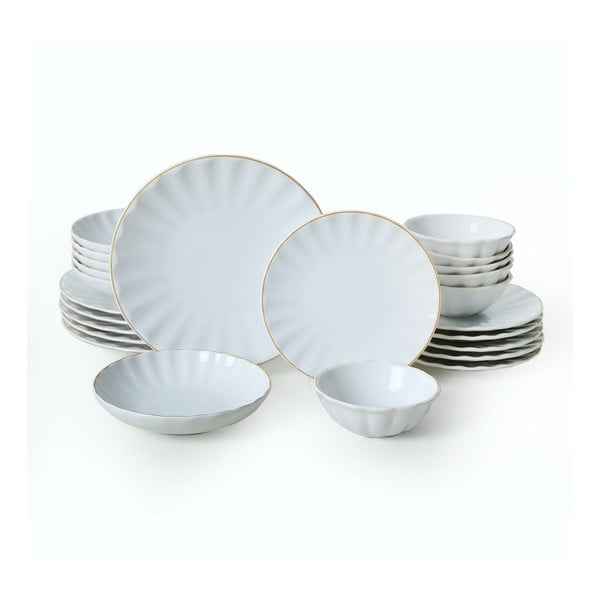 Ceramiczny zestaw talerzy 24 szt. – Hermia