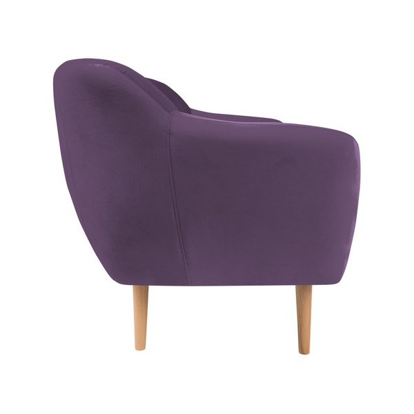 Fioletowa sofa 2-osobowa Mazzini Sofas Amelie-image-4